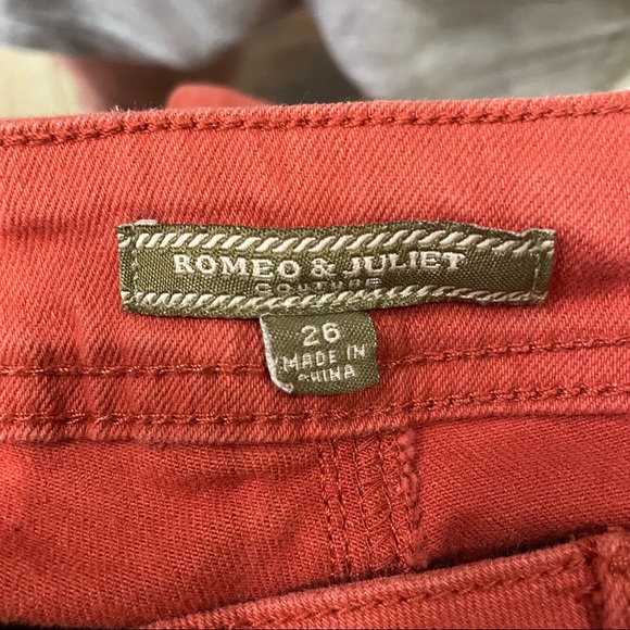 Romeo & Juliet Couture orange bootcut jeans / 26 / Excellent condition - Picture 12 of 14